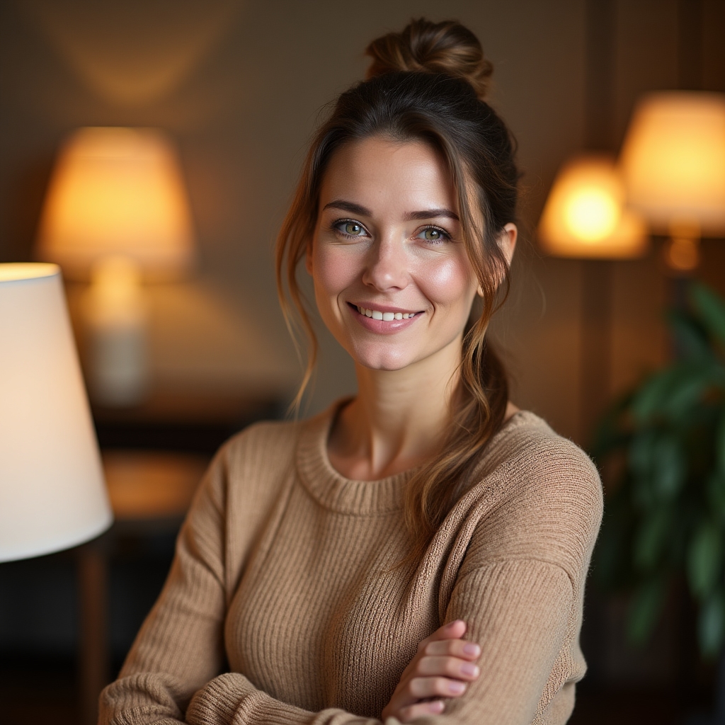 Porträt von Lena Brandt, Gründerin von alphastream